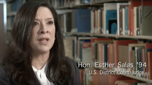Hon. Esther Salas ‘94, discusses her experience in the MSP.