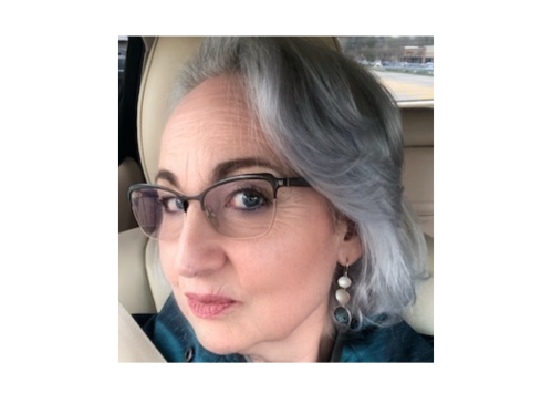 woman smirking