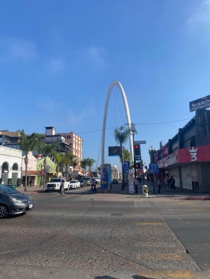 arch in center of town