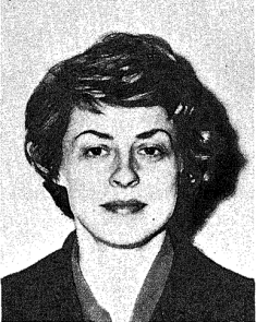 black and white photo of woman grinning